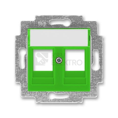 Obrázek produktu ABB Levit kryt datové zásuvky zelená 5014H-A01018 67 0