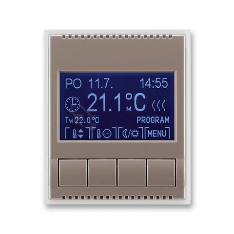 Obrázek produktu ABB Time, Time Arbo termostat pokojový lungo/mléčná bílá 3292E-A10301 26 programovatelný 0