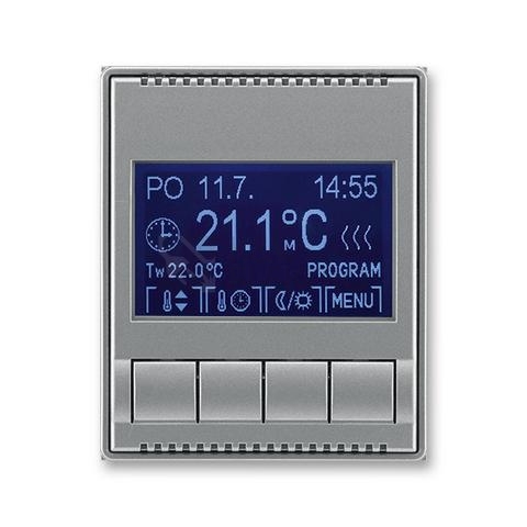 Obrázek produktu ABB Time, Time Arbo termostat pokojový ocelová 3292E-A10301 36 programovatelný 0