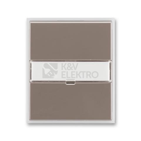 Obrázek produktu ABB Time, Time Arbo kryt vypínače lungo/mléčná bílá 3558E-A00610 26 s popisovým polem 0