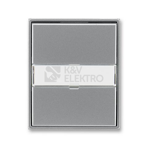 Obrázek produktu ABB Time, Time Arbo kryt vypínače ocelová 3558E-A00610 36 s popisovým polem 0