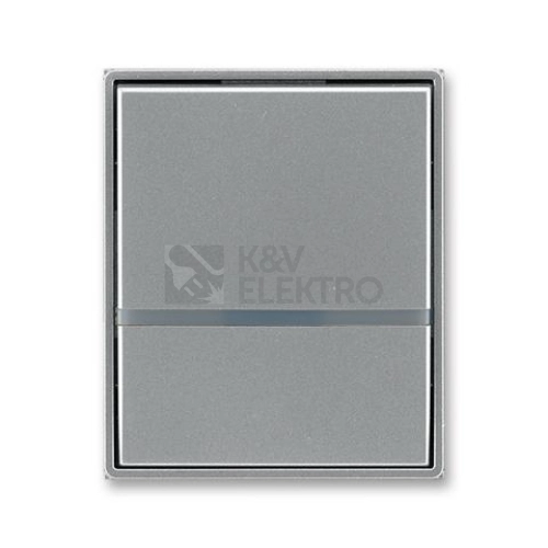 ABB Time,Time Arbo kryt vypínače ocelová 3558E-A00653 36 s průzorem