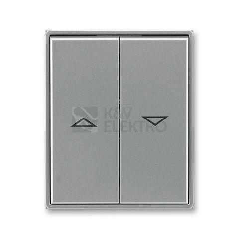 Obrázek produktu ABB Time, Time Arbo kryt spínače žaluziového ocelová 3558E-A00662 36 0