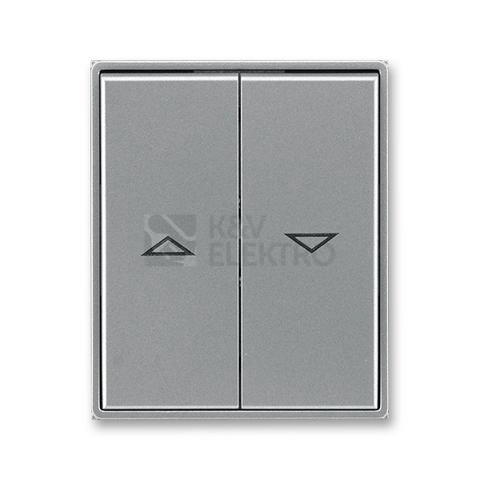 Obrázek produktu ABB Time, Time Arbo kryt spínače žaluziového ocelová 3558E-A00662 36 0