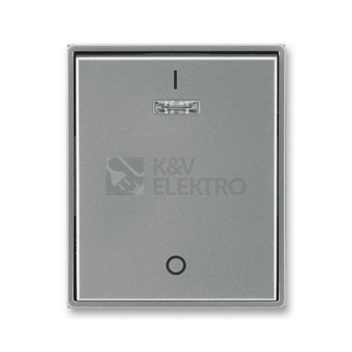 ABB Time, Time Arbo kryt vypínače ocelová 3558E-A00933 36 s průzorem