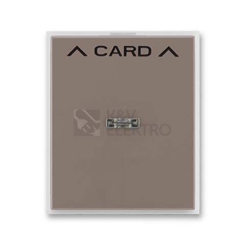 Obrázek produktu ABB Time, Time Arbo kryt kartového spínače lungo/mléčná bílá 3559E-A00700 26 s průzorem 0