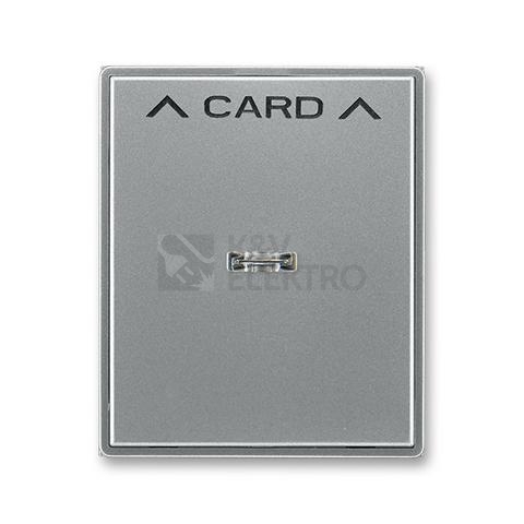 Obrázek produktu ABB Time, Time Arbo kryt kartového spínače ocelová 3559E-A00700 36 s průzorem 0