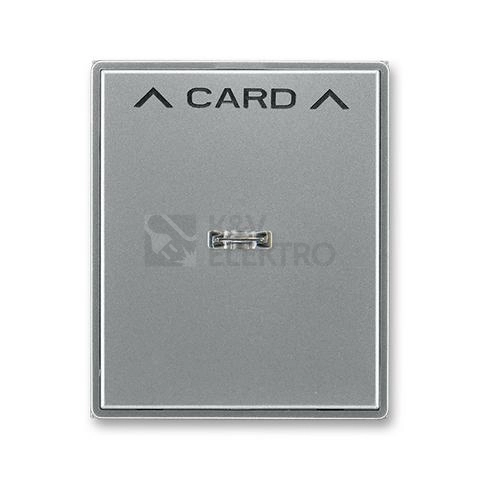 Obrázek produktu ABB Time, Time Arbo kryt kartového spínače ocelová 3559E-A00700 36 s průzorem 0
