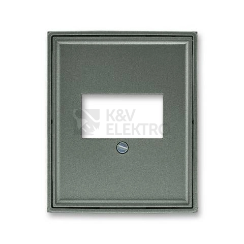 Obrázek produktu ABB Time, Time Arbo kryt zásuvky antracitová 5014E-A00040 34 pro HDMI, USB, VGA nebo reprozásuvku 0