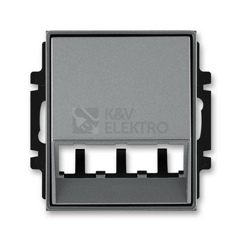 Obrázek produktu ABB Time, Time Arbo kryt LED osvětlení nebo datové zásuvky ocelová 5014E-A00400 36 pro Panduit Mini-Com 0