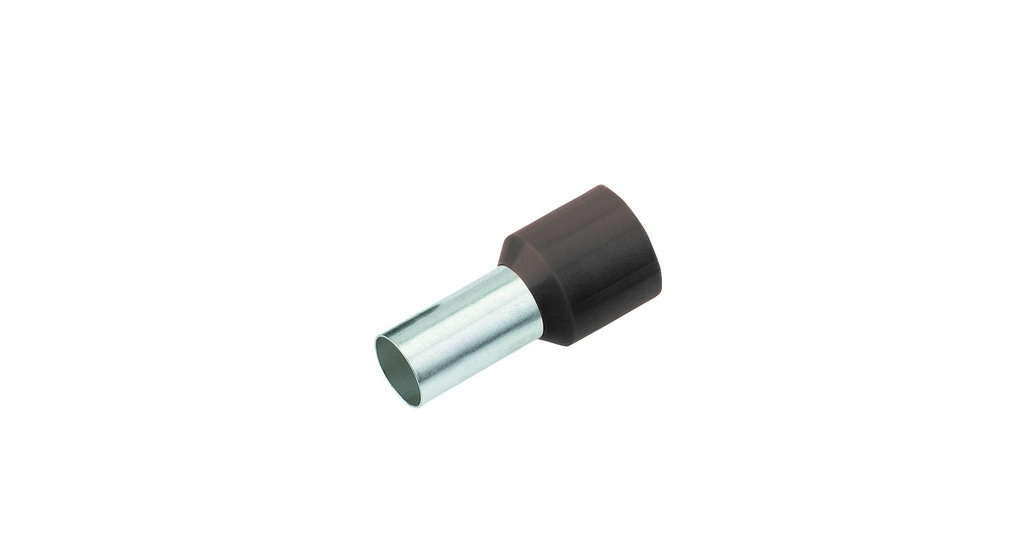 Lisovací dutinky černé CIMCO 182210 6-12 průřez 6mm2 délka 12mm (100ks)