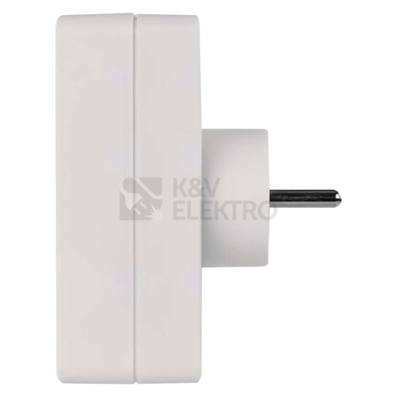 Obrázek produktu Rozdvojka EMOS P0025 KF-FBZB-01/01-2A 2x plochá + 1x kulatá bílá 4