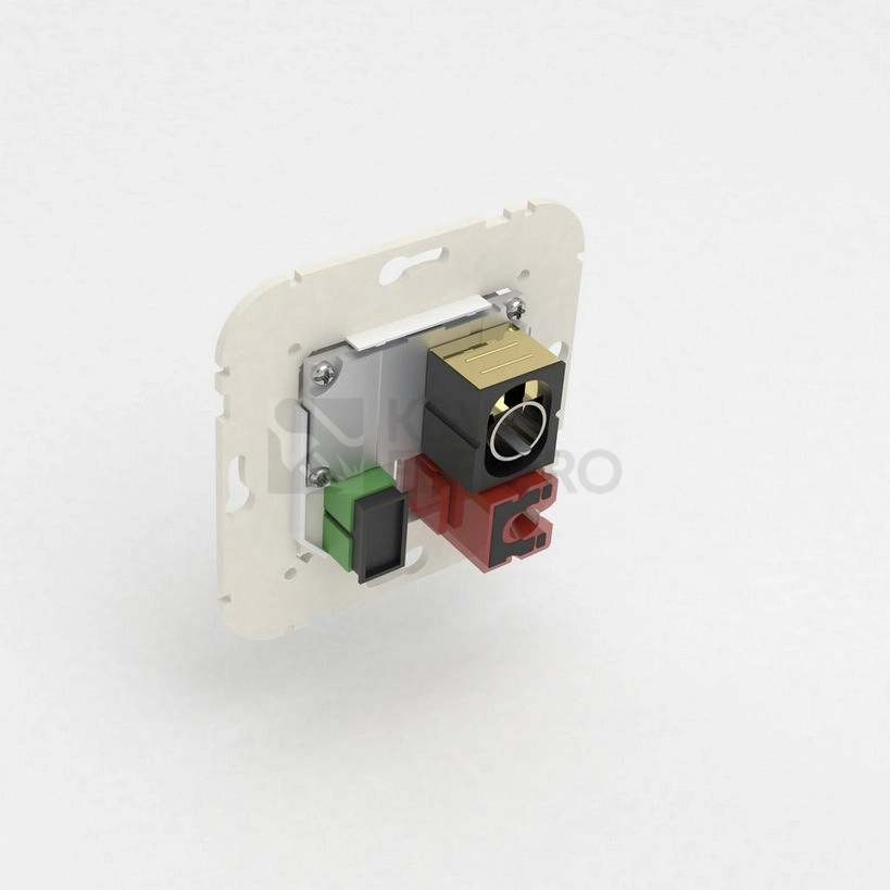 Obrázek produktu Efapel LOGUS 90 Multimediální zásuvka R-TV-SAT RJ45 Cat.6 UTP optic.kon. SC APC 21545 0