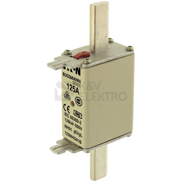 Obrázek produktu Nožová pojistka EATON NH01 125A gG 125NHG01B 0