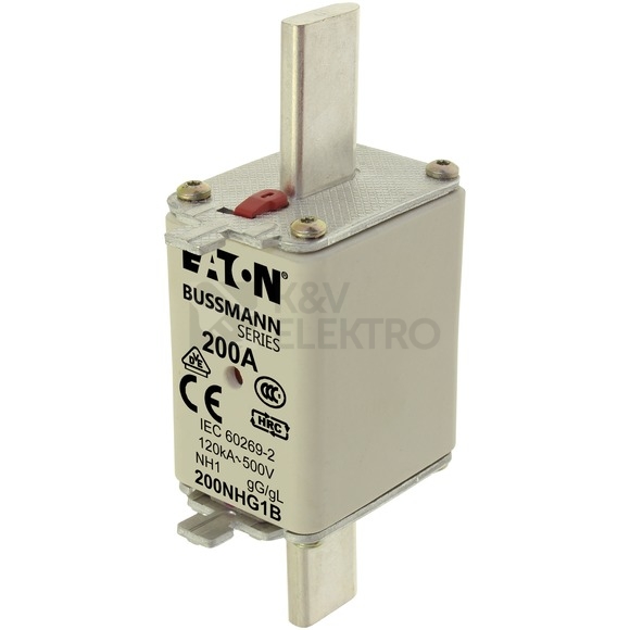 Obrázek produktu Nožová pojistka EATON NH1 200A gG 200NHG1B 0