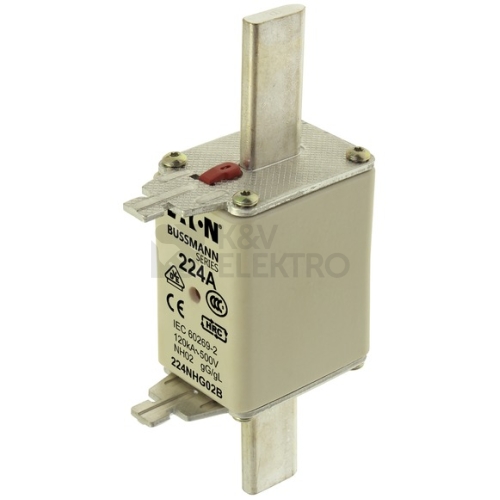 Nožová pojistka EATON NH2 gG 224A 500V 224NHG02B
