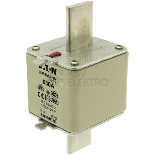 Pojistka nožová Eaton NH3 gG 630A 500V 630NHG3B