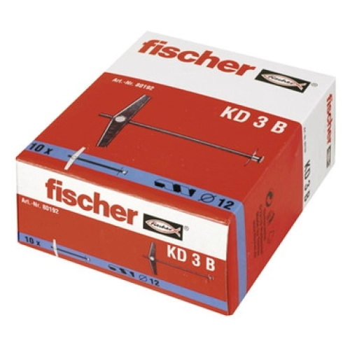 Hmoždinka FISCHER KD 3 B výklopná se šroubem (obrázek 4)