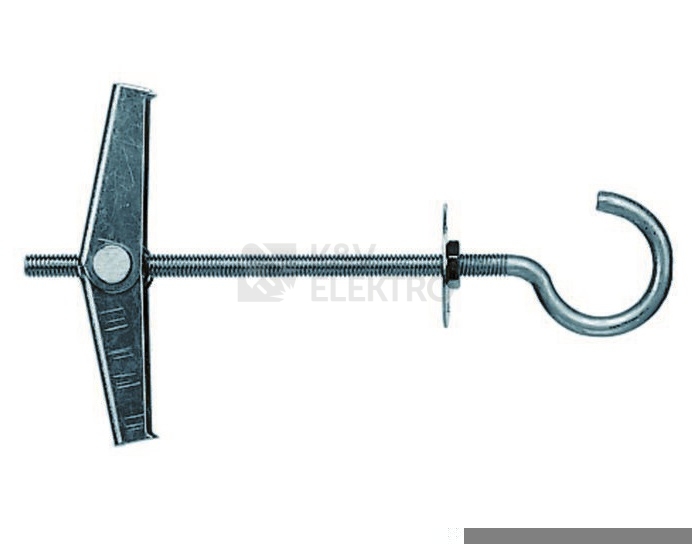 Obrázek produktu Hmoždinka FISCHER výklopná s hákem KDH 3 0