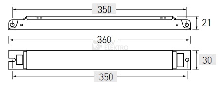 Obrázek produktu Elektronický předřadník Helvar EL 2x80 NGN5 pro zářivky T5 (80 W), T5-eco (80 W), TC-L (80 W) 1