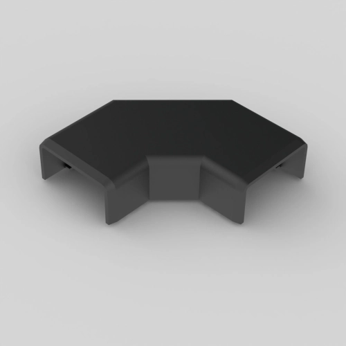 Kryt KOPOS LHD 20×10 ohybový 8923 FB černá