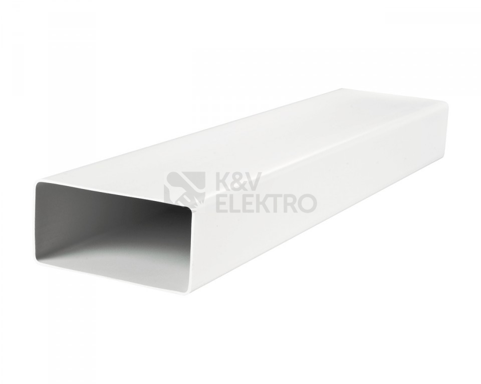 Obrázek produktu PVC ventilační potrubí hranaté 1m/55x110mm VENTS 5010 1005010 0