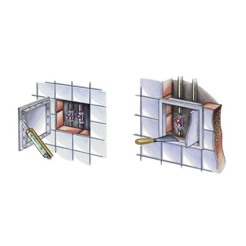 Plastová revizní dvířka VENTS D 200x300mm bílá 1009794