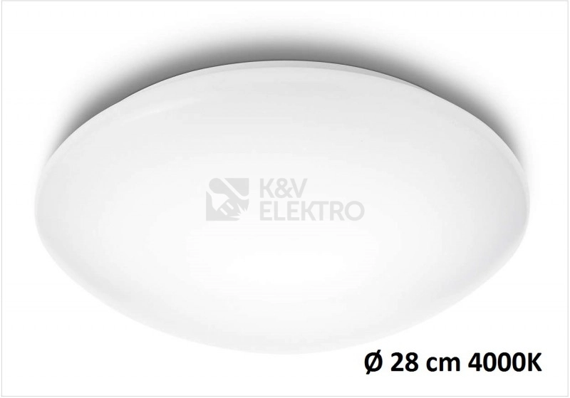 Obrázek produktu Nástěnné a stropní LED svítidlo Philips Suede 31801/31/16 průměr 28cm 4000K neutrální bílá 2