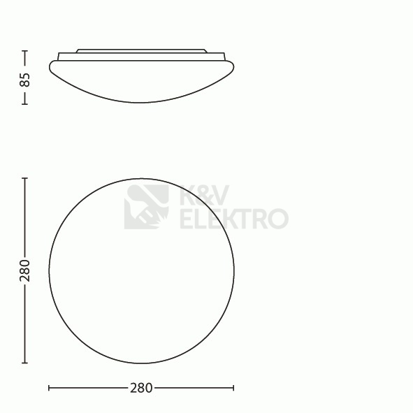 Obrázek produktu  Nástěnné a stropní LED svítidlo Philips Suede 31801/31/16 průměr 28cm 4000K neutrální bílá 6