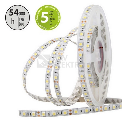 Obrázek produktu LED pásek McLED 12V studená bílá š=10mm IP20 14,4W/m 60LED/m SMD5050 ML-121.599.60.2 2