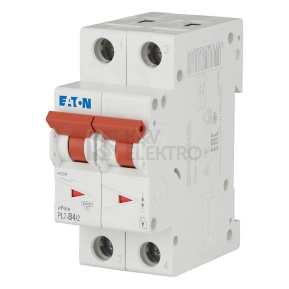 Obrázek produktu Jistič EATON PL7-B4/2 4A 165086 0