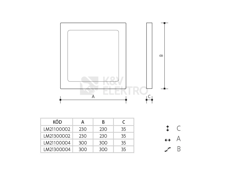 Obrázek produktu LED svítidlo LEDMED Mounted 18W neutrální bílá 4000K LM21300002 1