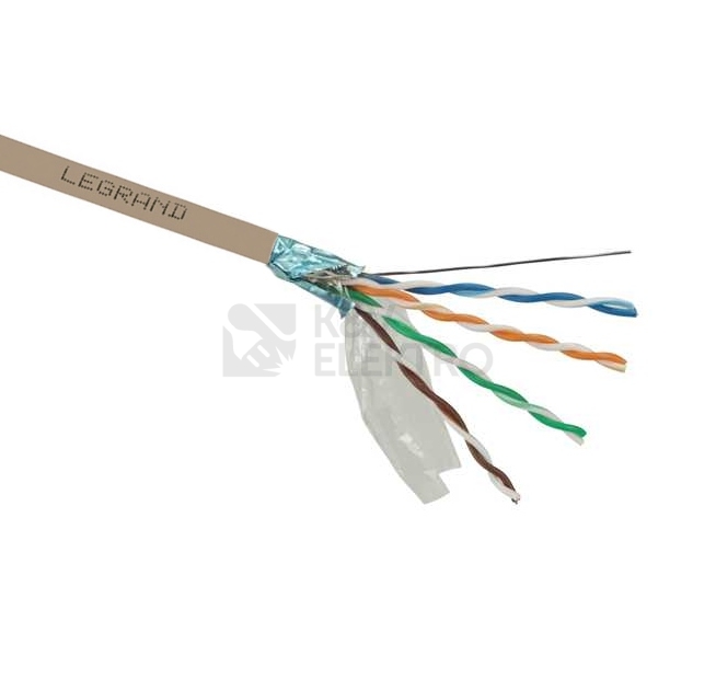 Obrázek produktu Kabel datový Legrand 632717 FTP Cat.5e PVC světle hnědý 0