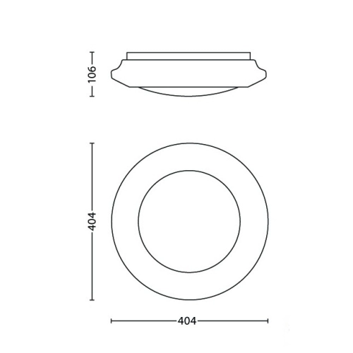 LED nástěnné a stropní svítidlo Philips Cinnabar 33365/31/16 2700K teplá bílá 5,5W (obrázek 6)