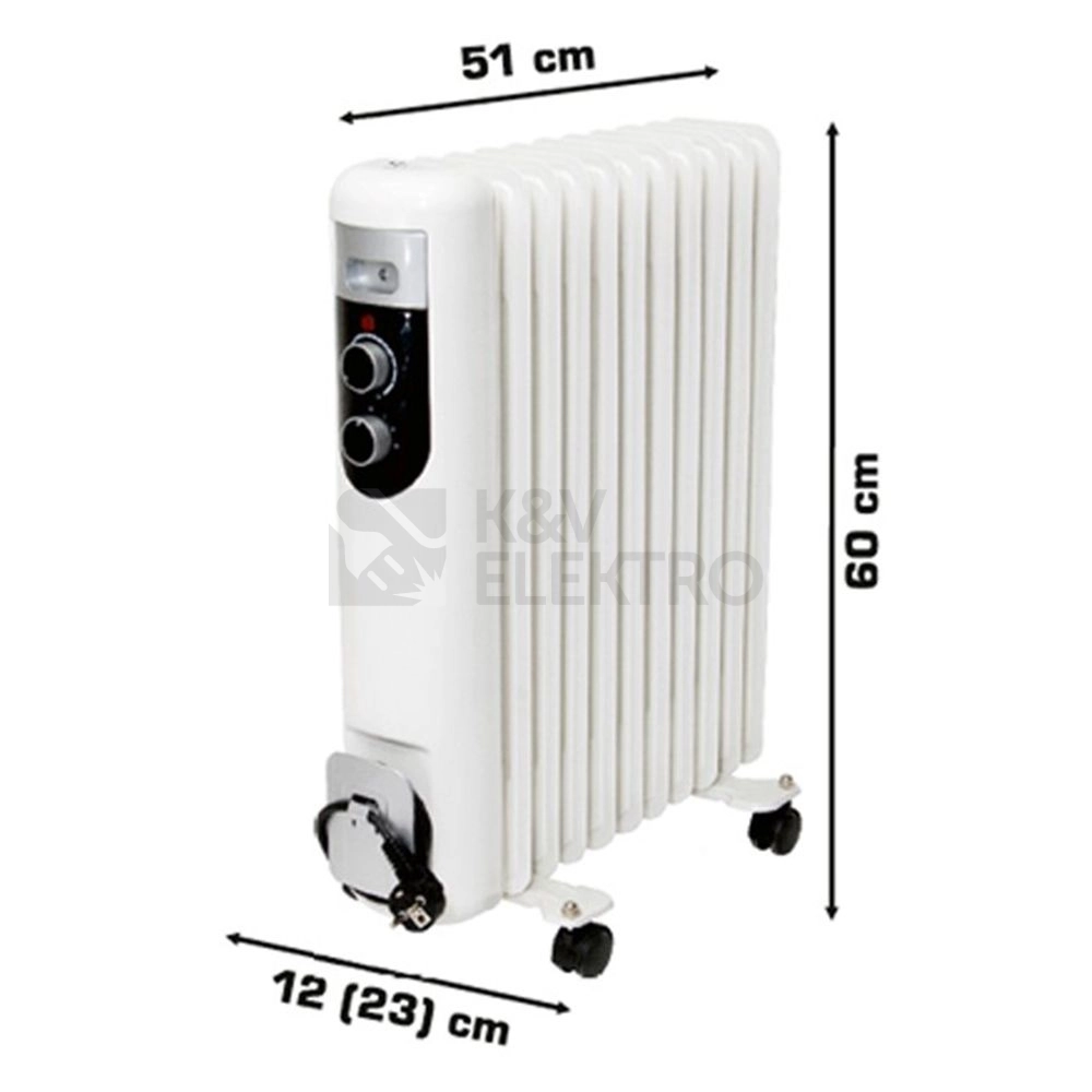 Obrázek produktu Olejový radiátor FK Technics FKOS11M 800W / 1200W / 2000W 1