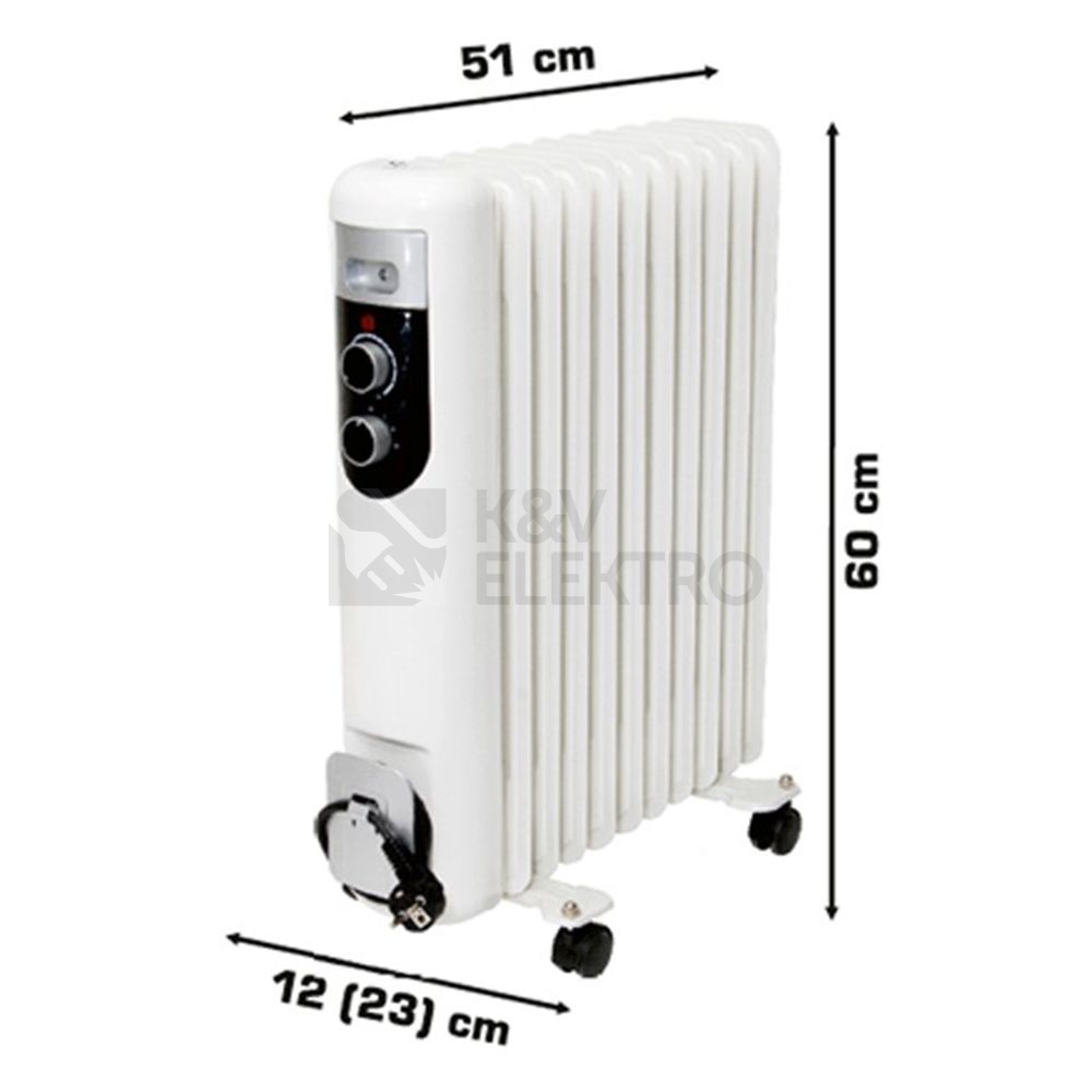 Obrázek produktu Olejový radiátor FKOS11M 800W / 1200W / 2000W 1