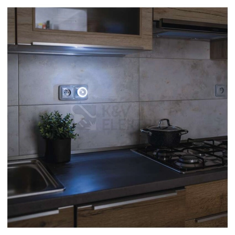 Obrázek produktu Noční světlo s fotosenzorem do zásuvky EMOS ENM100 P3306 4