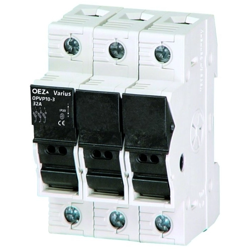 Odpínač válcových pojistek OEZ OPVP10-3-S 10x38 3P