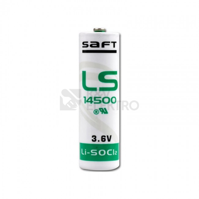 Obrázek produktu  Lithiová baterie Saft LS14500 3,6V 2600 mAh BAT-3V6-AA-LS 0
