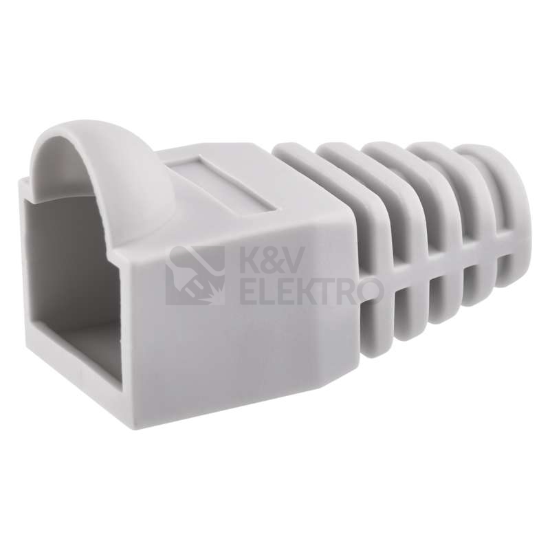 Obrázek produktu Ochranná krytka konektoru RJ45 šedá EMOS K0151 Cat. 5e/6 0