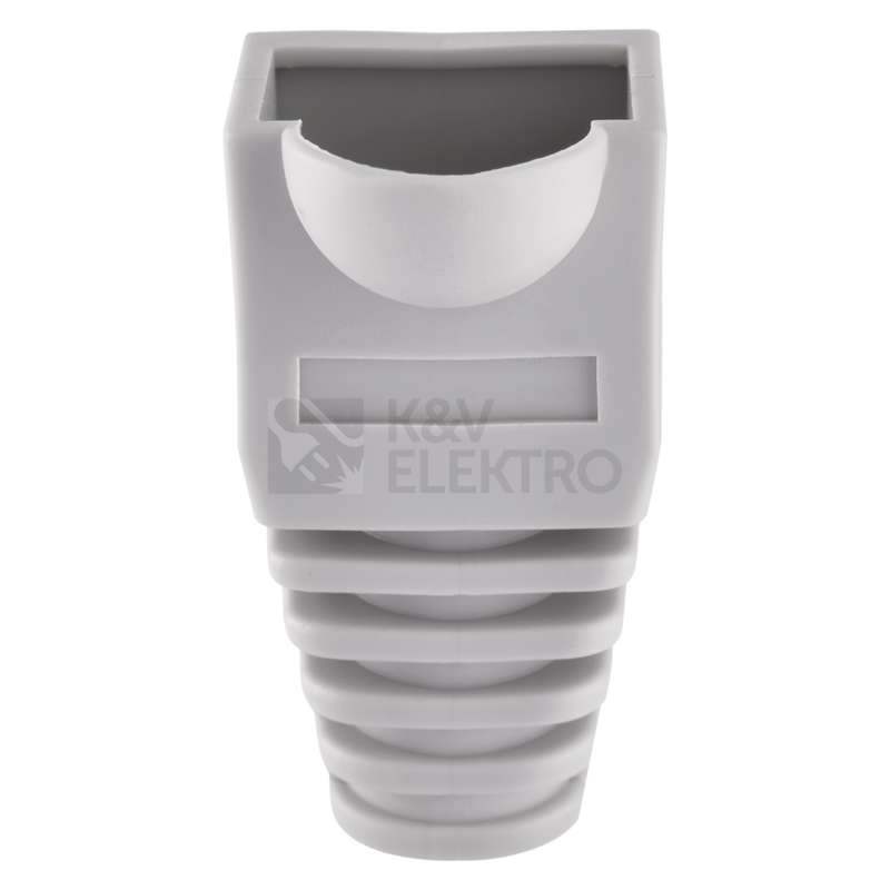 Obrázek produktu Ochranná krytka konektoru RJ45 šedá EMOS K0151 Cat. 5e/6 1