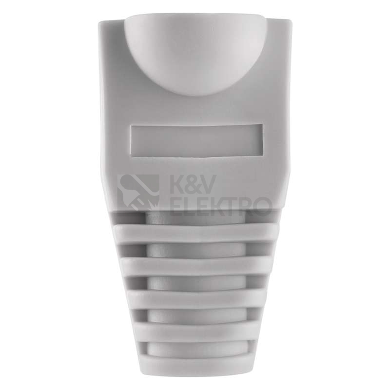Obrázek produktu Ochranná krytka konektoru RJ45 šedá EMOS K0151 Cat. 5e/6 2