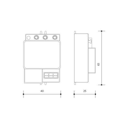 Pohybové čidlo Panlux PN71000001 360° mikrovlné