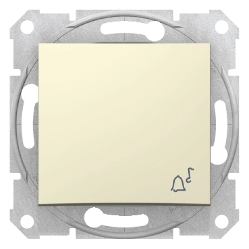 SEDNA TLACITKO R.1/0 BEIGE SDN0800147