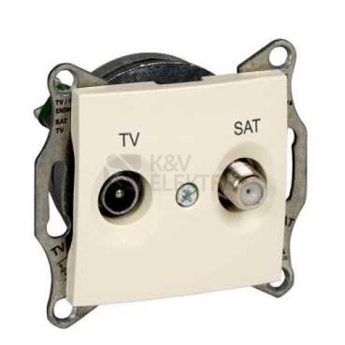 SEDNA ZASUVKA TV-SAT BEIGE SDN3401647