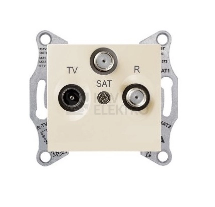 Obrázek produktu SEDNA ZASUVKA TV-R-SAT BEIGE SDN3501347 0