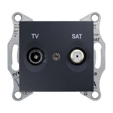 Obrázek produktu SEDNA ZASUVKA TV-SAT GRAPH. SDN3401970 0