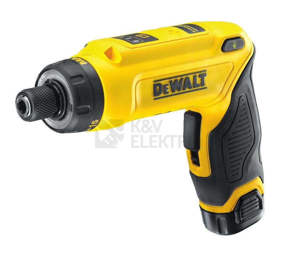 Obrázek produktu Aku šroubovák DeWALT DCF680G2 gyroskopický 7,2V 2x aku Li-ion 1Ah 0