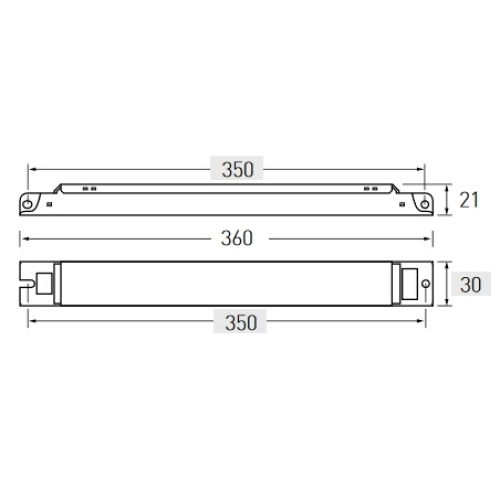 Elektronický předřadník Helvar EL 2x49 NGN5 pro zářivky T5 (49 W), T5-eco (49 W) (obrázek 3)