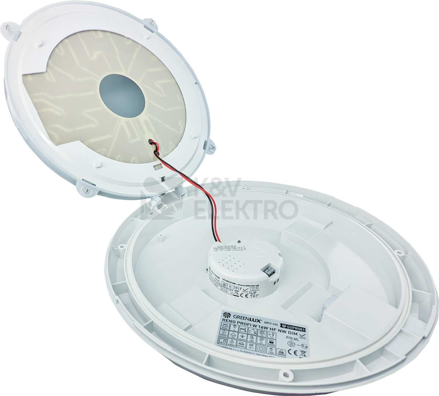 Obrázek produktu Svítidlo stropní GXPR088 Greenlux LED nástěnné s pohybovým čidlem 22W 4000K IP66 1